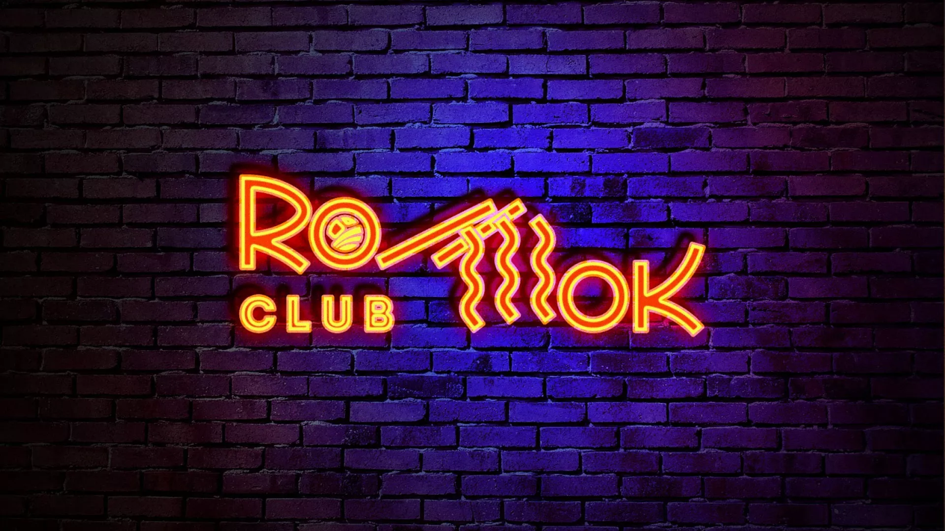 Разработка интерьерной вывески суши-бара «Roll Wok Club» в Приозерске